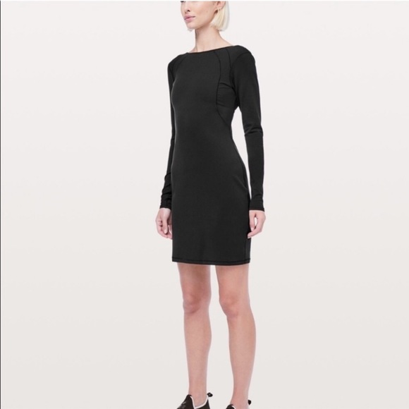 Lululemon Wrap Back Long Sleeve Dress - Picture 2 of 13